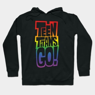 Teen Titans Go! Logo (rainbow effect) Hoodie